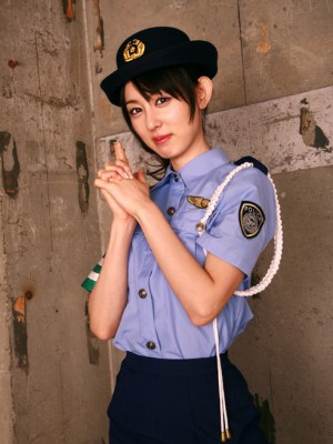 Rina Akiyama Oriental in authorities girl uniform discloses wonderful gams
